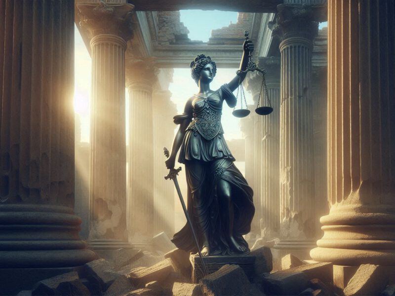 Lady Justice has abdicated